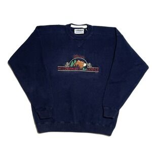 Vintage 1990s Disney's Wilderness Lodge Dark Blue Sweatshirt Crewneck Mens‎ XL